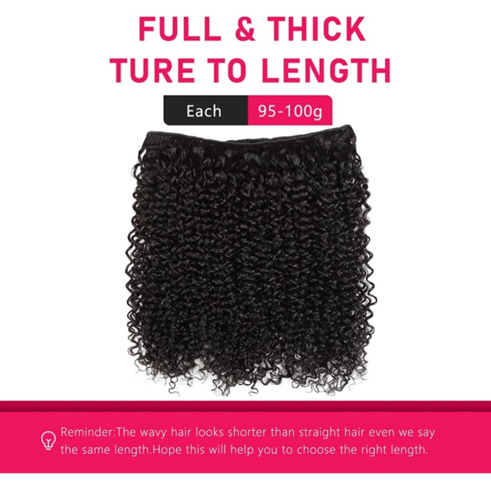 Human Hair Bundles 26 inches kinky curly/kinky straight top grade 12A